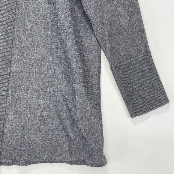 JM Collection Sweater Womens Size L Gray Crossover Turtleneck Dolman Sleeve - Picture 7 of 11